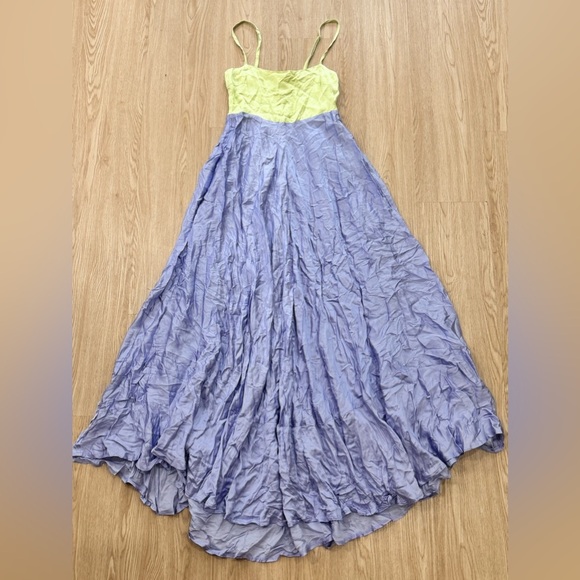 Pinkblush two tone satin maxi dress nwot - Picture 5 of 5